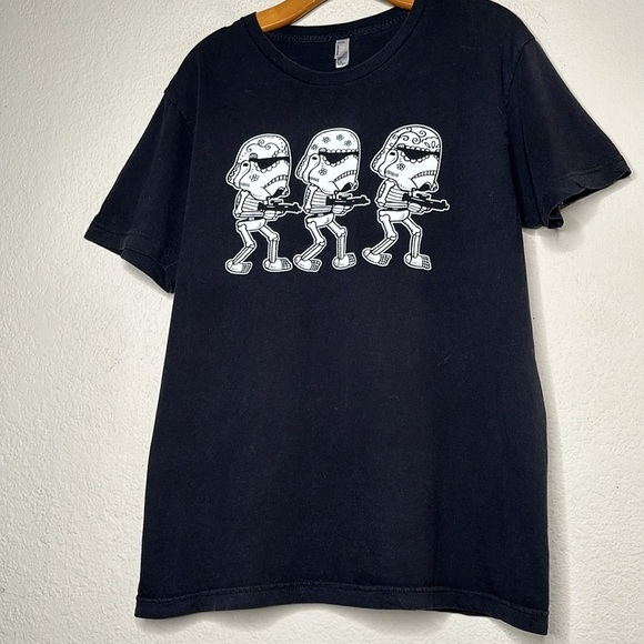 Star Wars Storm Troopers Tee Sugar Skull Star Wars Halloween Dia De Los Muertos - Picture 5 of 6